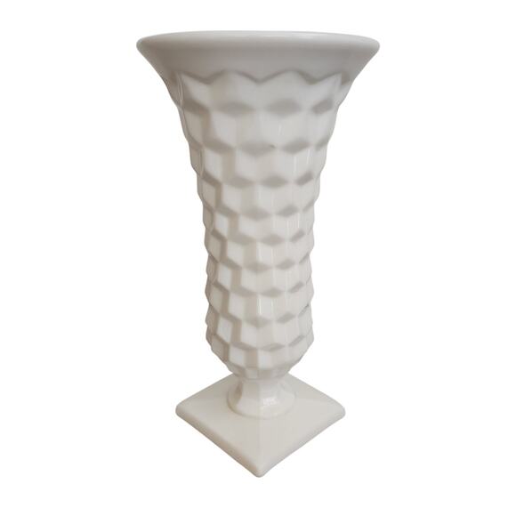 Vintage Milk Gláss Váse - Picture 5 of 5